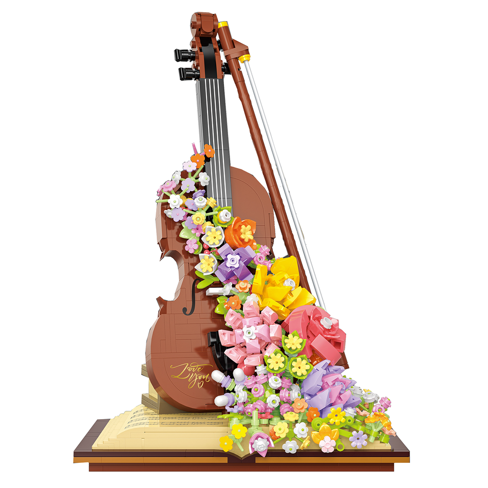 Balody Geige mit Blumen 21228