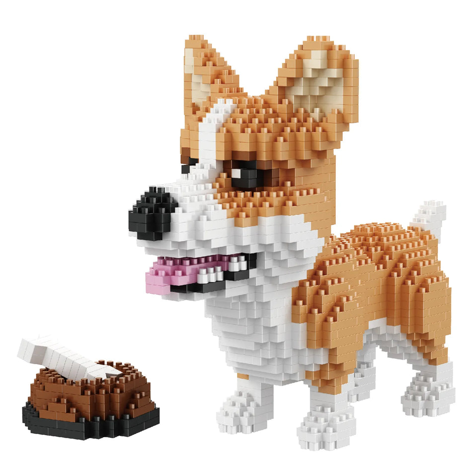 Produktfoto der Balody Miniblocks Corgi