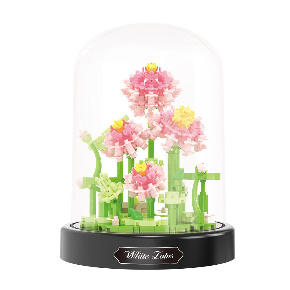Produktfoto der Balody Miniblocks Lotusblumen in Glocke