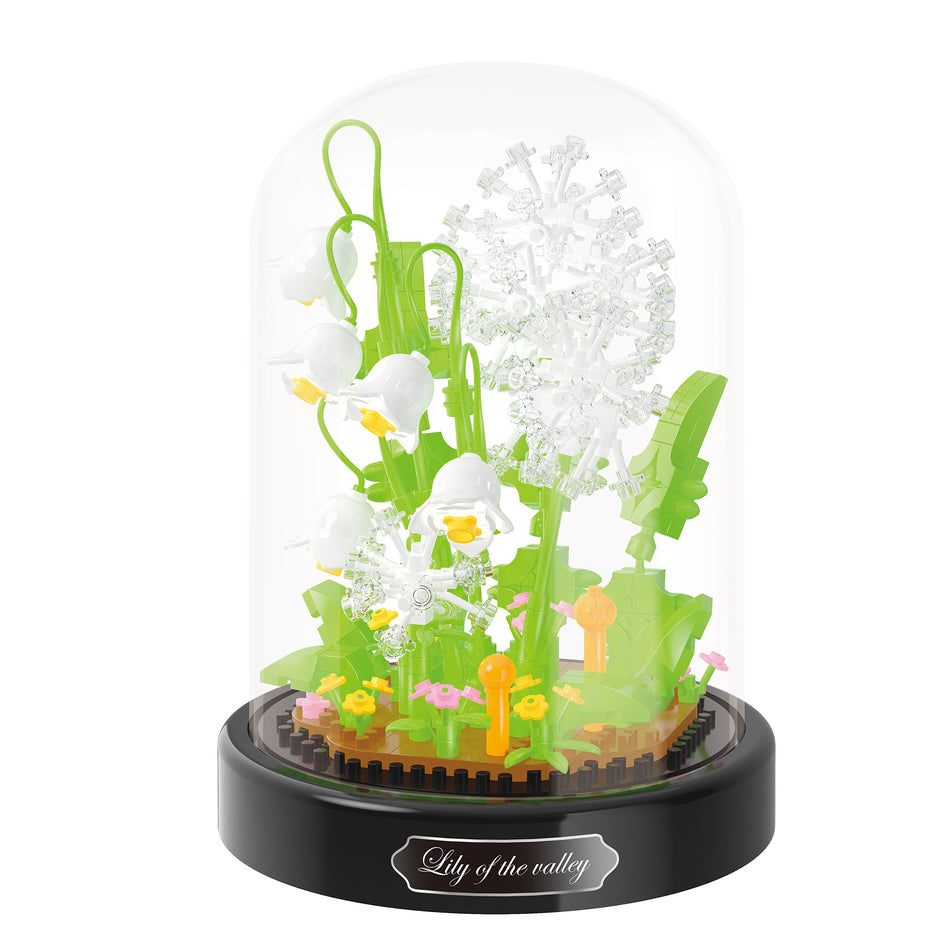 Produktfoto der Balody Miniblocks Löwenzahn in Glocke