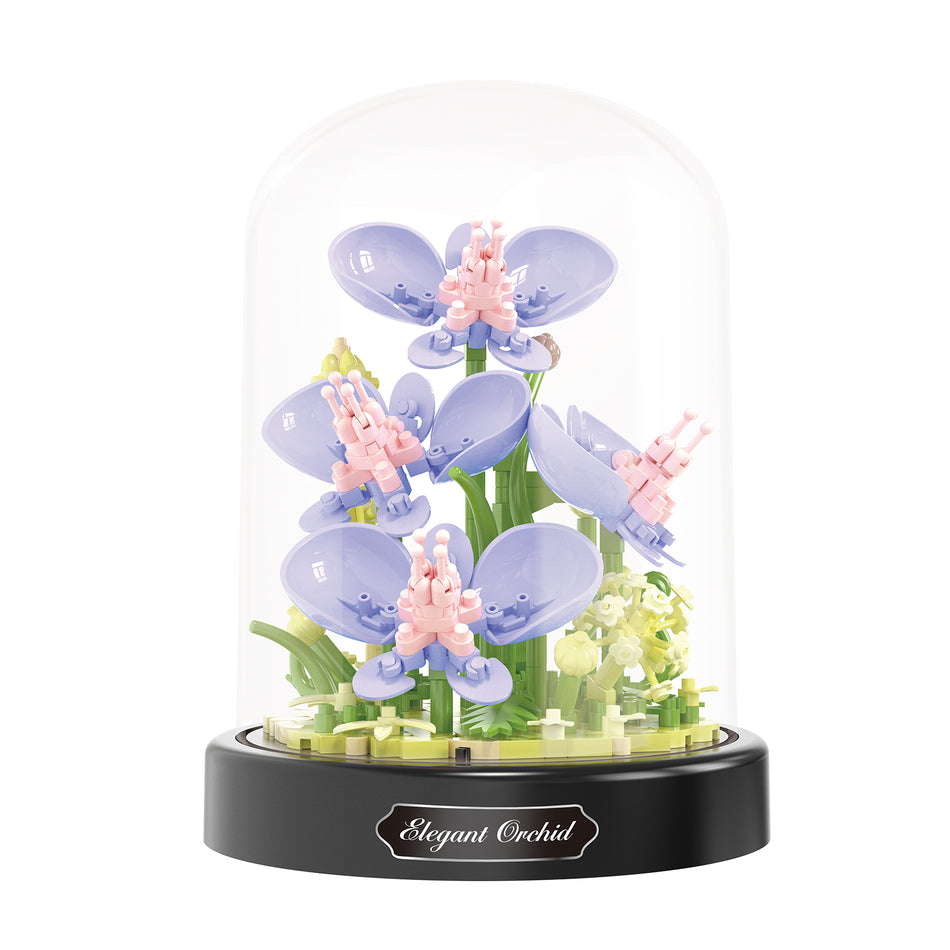 Produktfoto der Balody Miniblocks Orchideen in Glocke