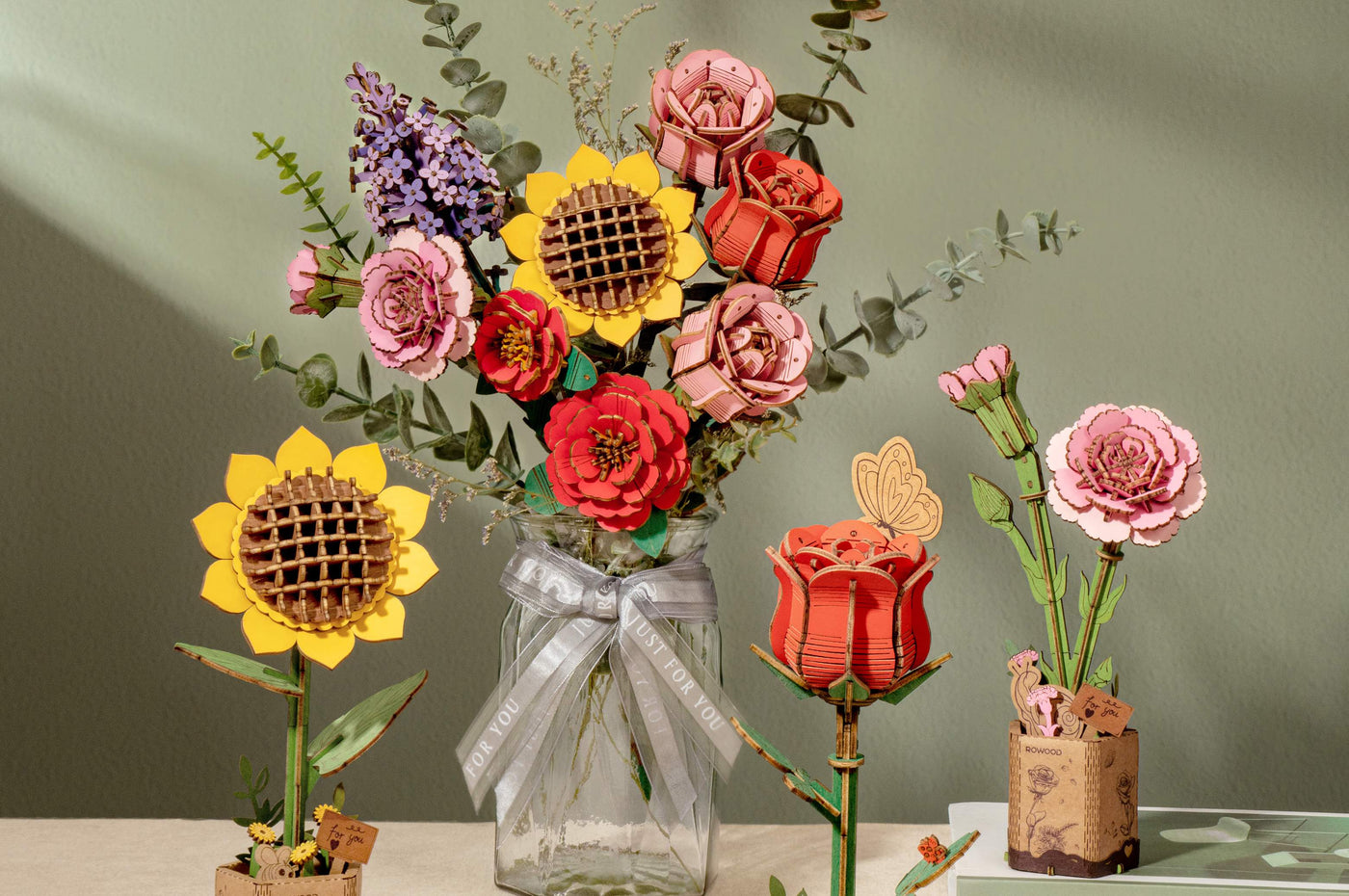 Basteln mit Holz bei CraftCentral, mit tolle Holzbausätze!