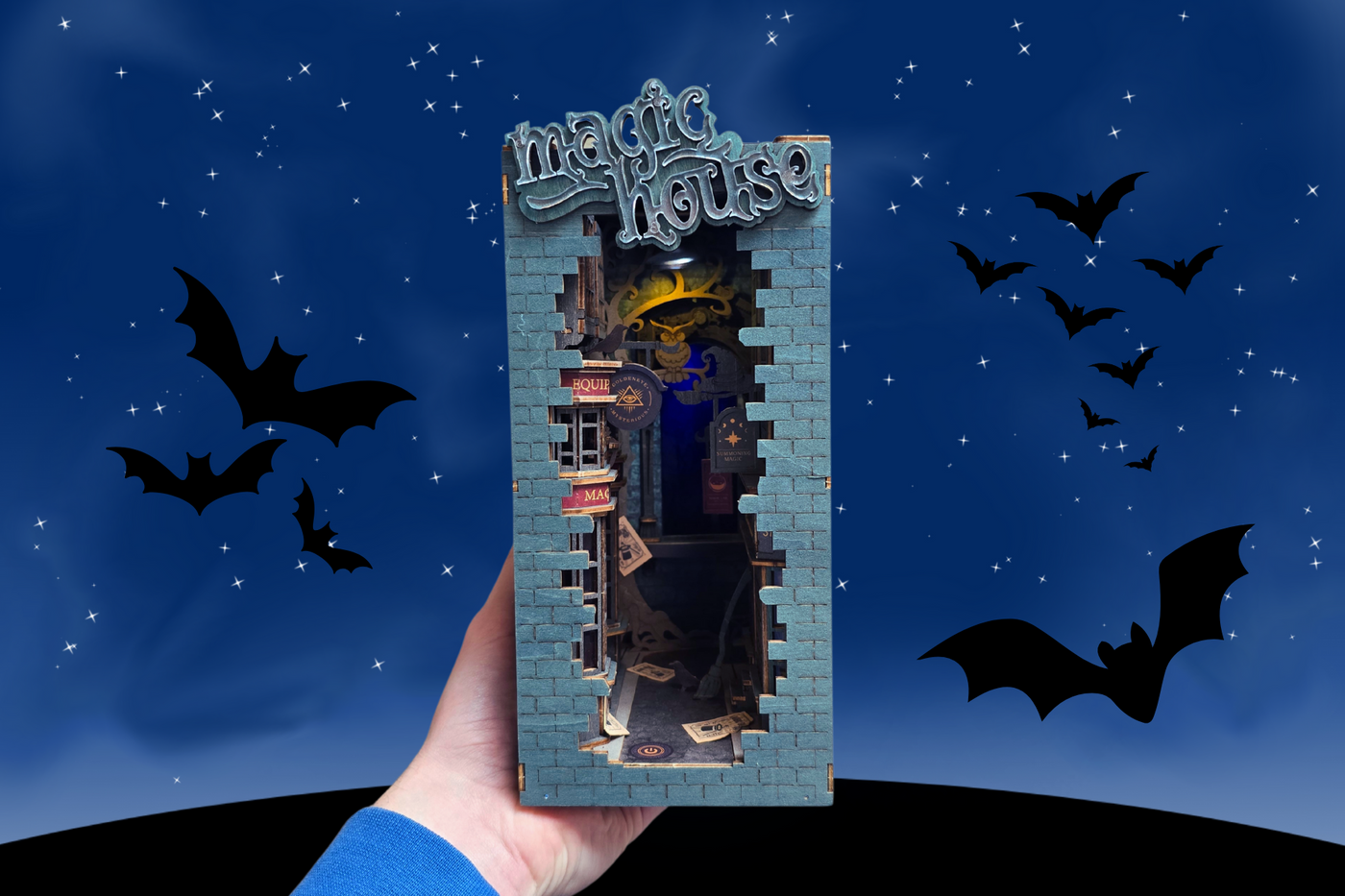 Bauen Sie mit Lehrer Max: Book Nook Magic House – pure Magie im Miniaturformat!