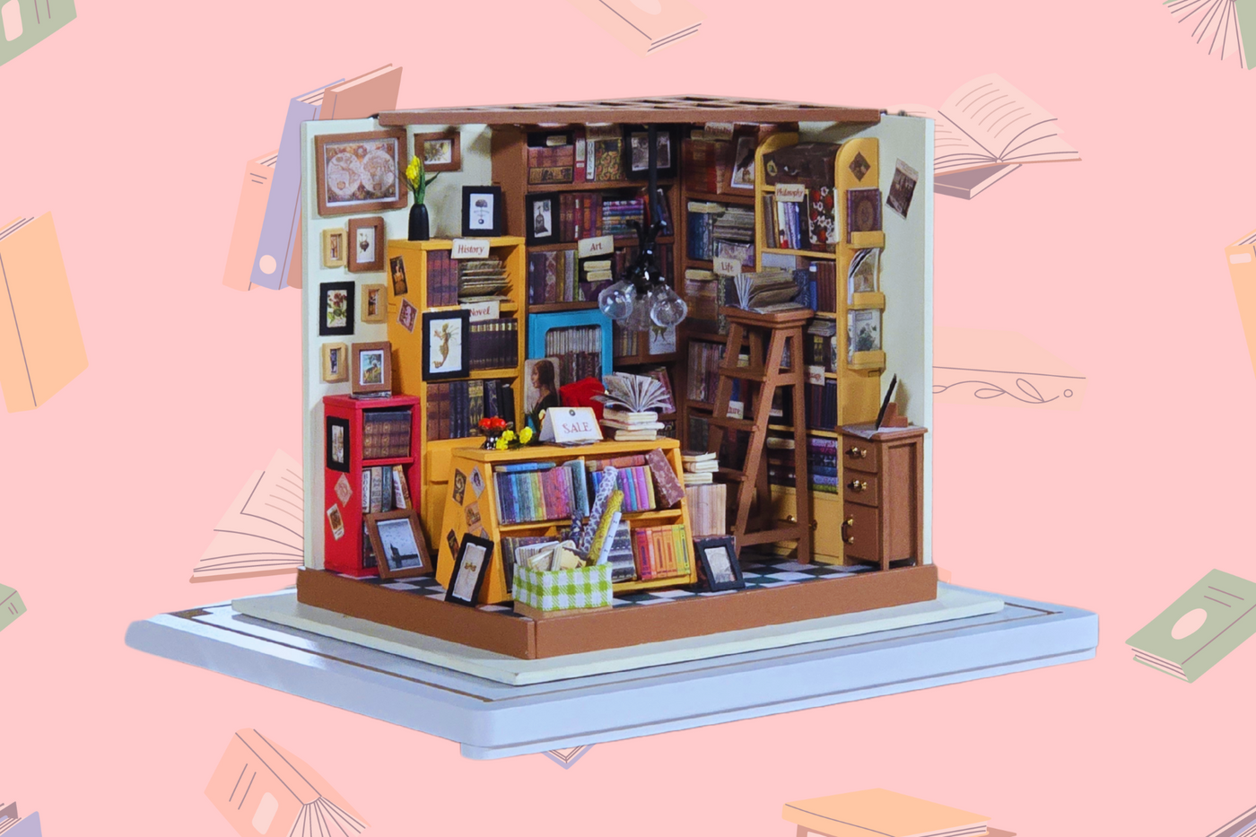 Bauen Sie mit Lehrer Max – Sam's Study: Eine Mini-Bibliothek voller Gemütlichkeit!