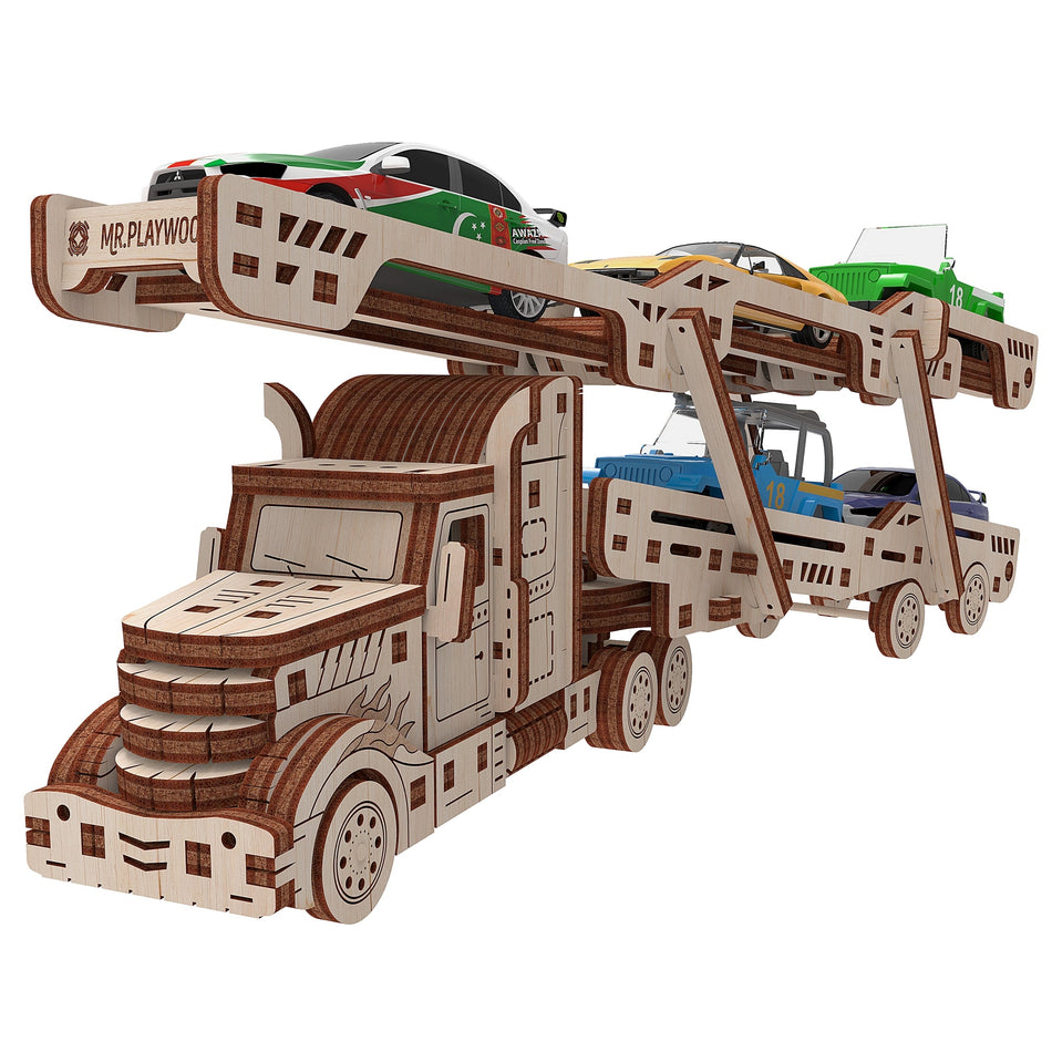 Mr. Playwood Car Carrier Truck 10106
