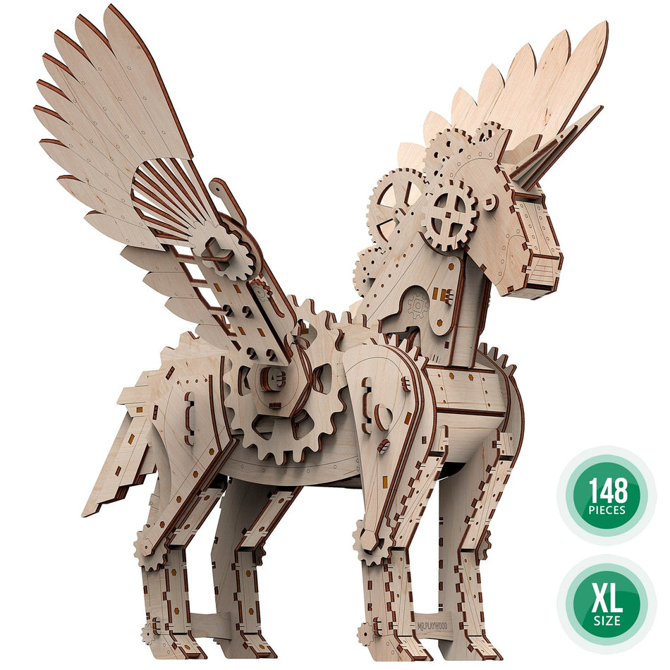 Mr. Playwood Mechanical Unicorn (small) 10604