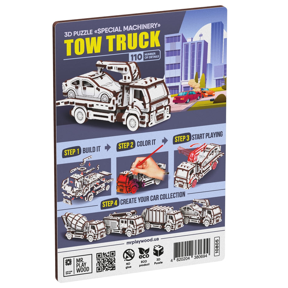 Mr. Playwood Tow Truck 10805
