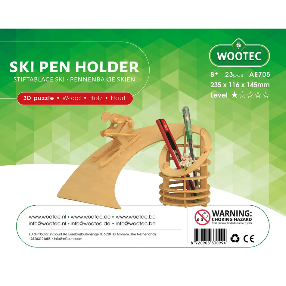 Wootec Stiftablage Ski / Pen Holder Skiing AE705