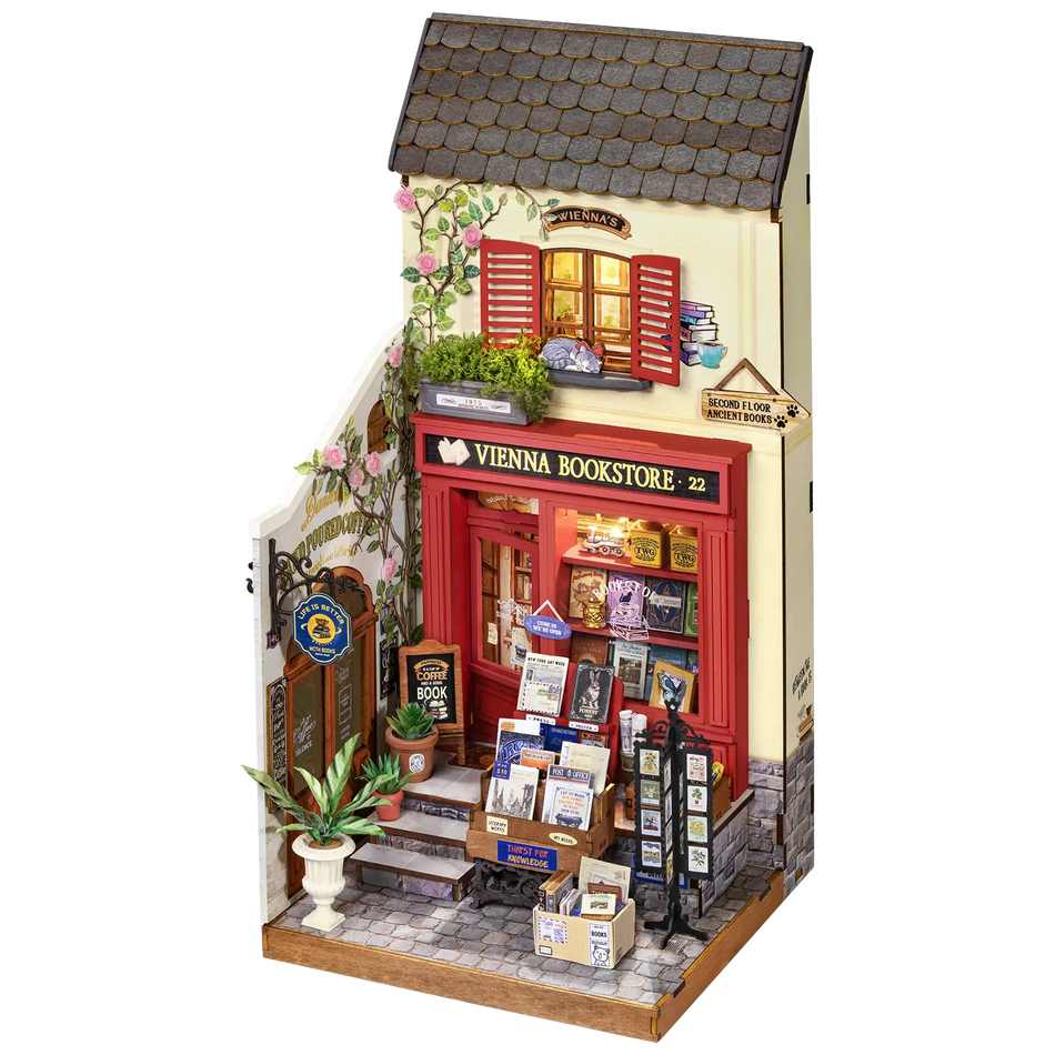 Robotime Vienna Bookstore DG183