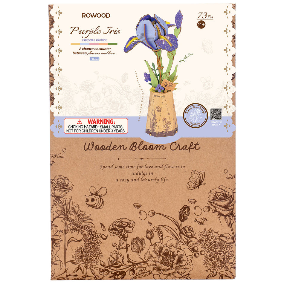 Robotime Purple Iris TW121