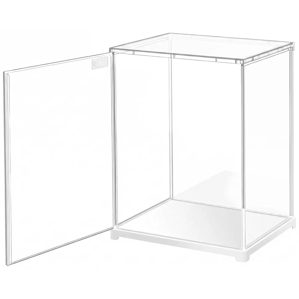 Produktfoto der Robotime Dust Cover Portrait M, Kunststoff-Bausatz für eine Vitrine mit einer Länge von 205 mm, einer Breite von 177 mm und einer Höhe von 264 mm