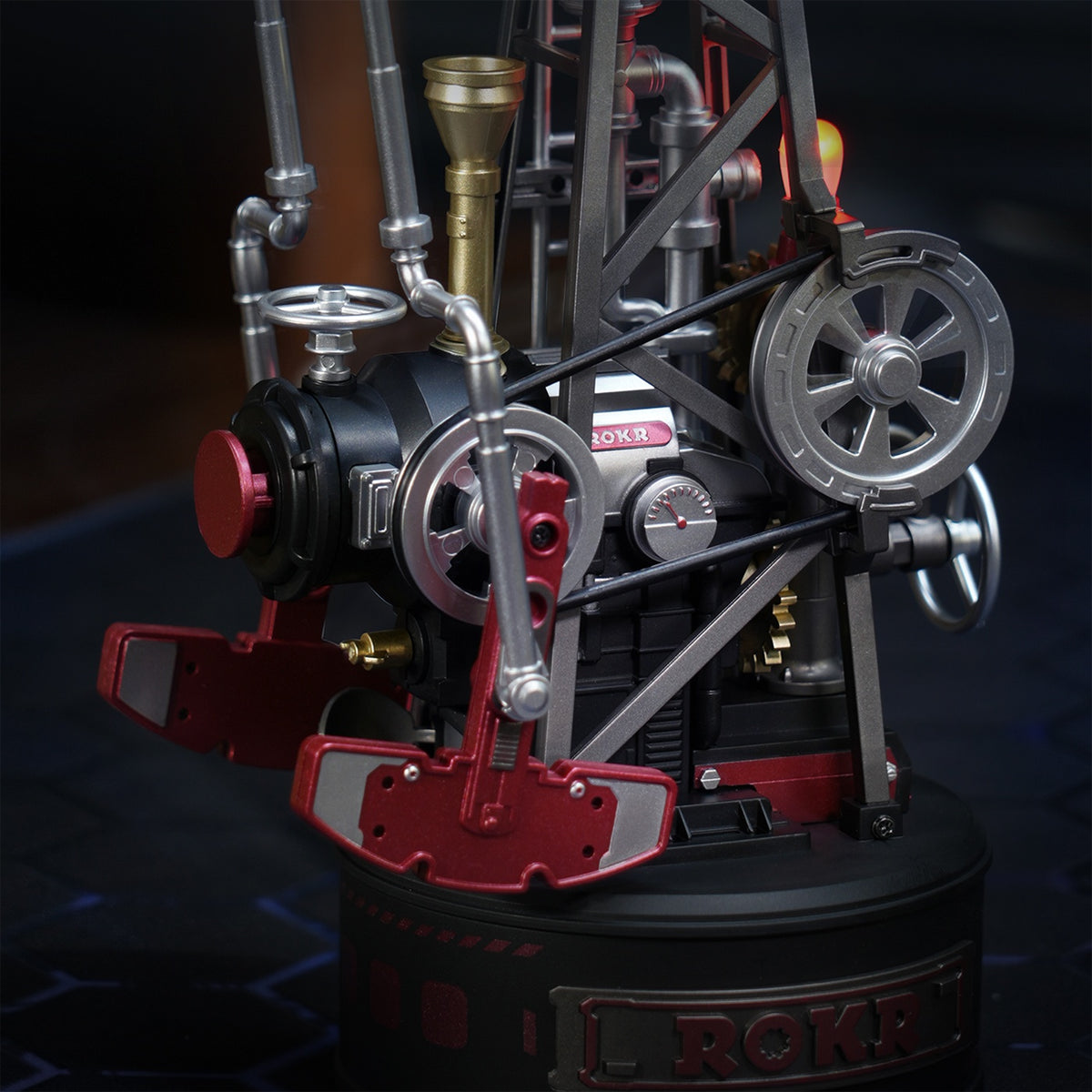 Details an der Unterseite des Robotime Oil Extractor