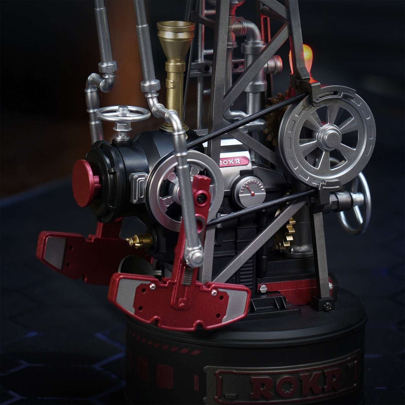 Details an der Unterseite des Robotime Oil Extractor