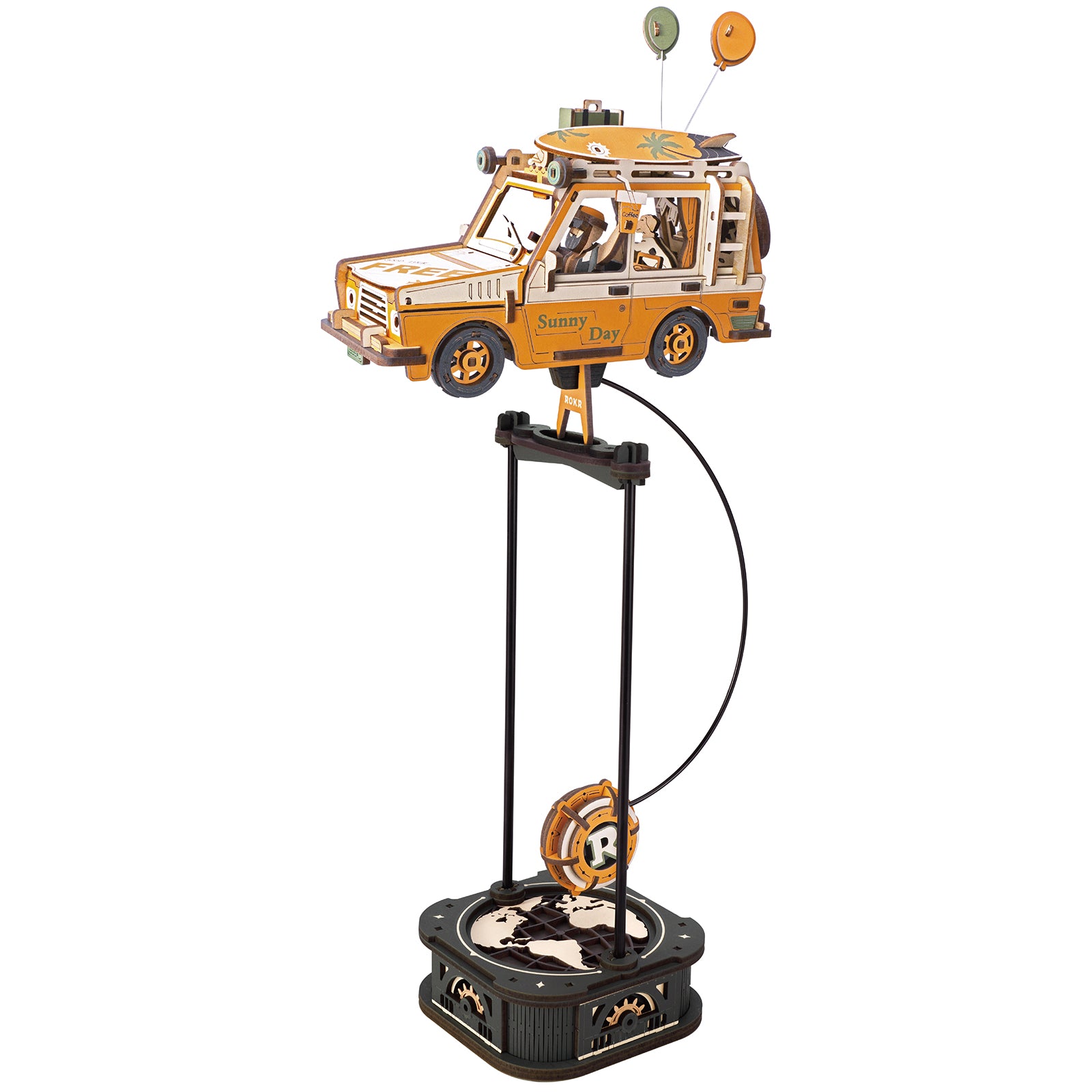 Robotime Road Tripper | Schaukelndes DIY Holzauto | CraftCentral ...