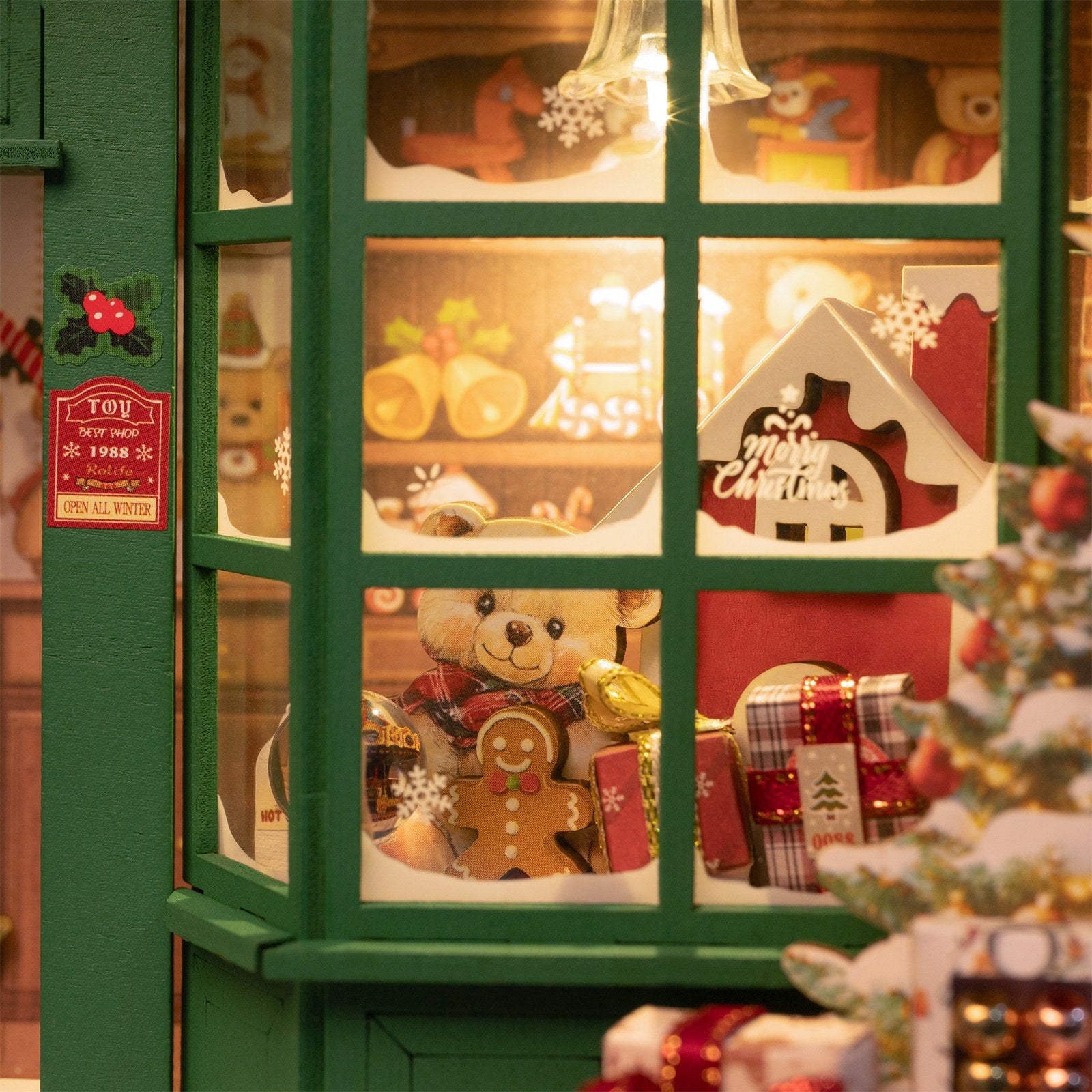 Robotime Santa's Toy Shop | Diorama DIY Weihnachtsdeko | CraftCentral CraftCentral Deutschland Robotime Santa's Toy Shop | Diorama DIY Weihnachtsdeko | CraftCentral CraftCentral Deutschland