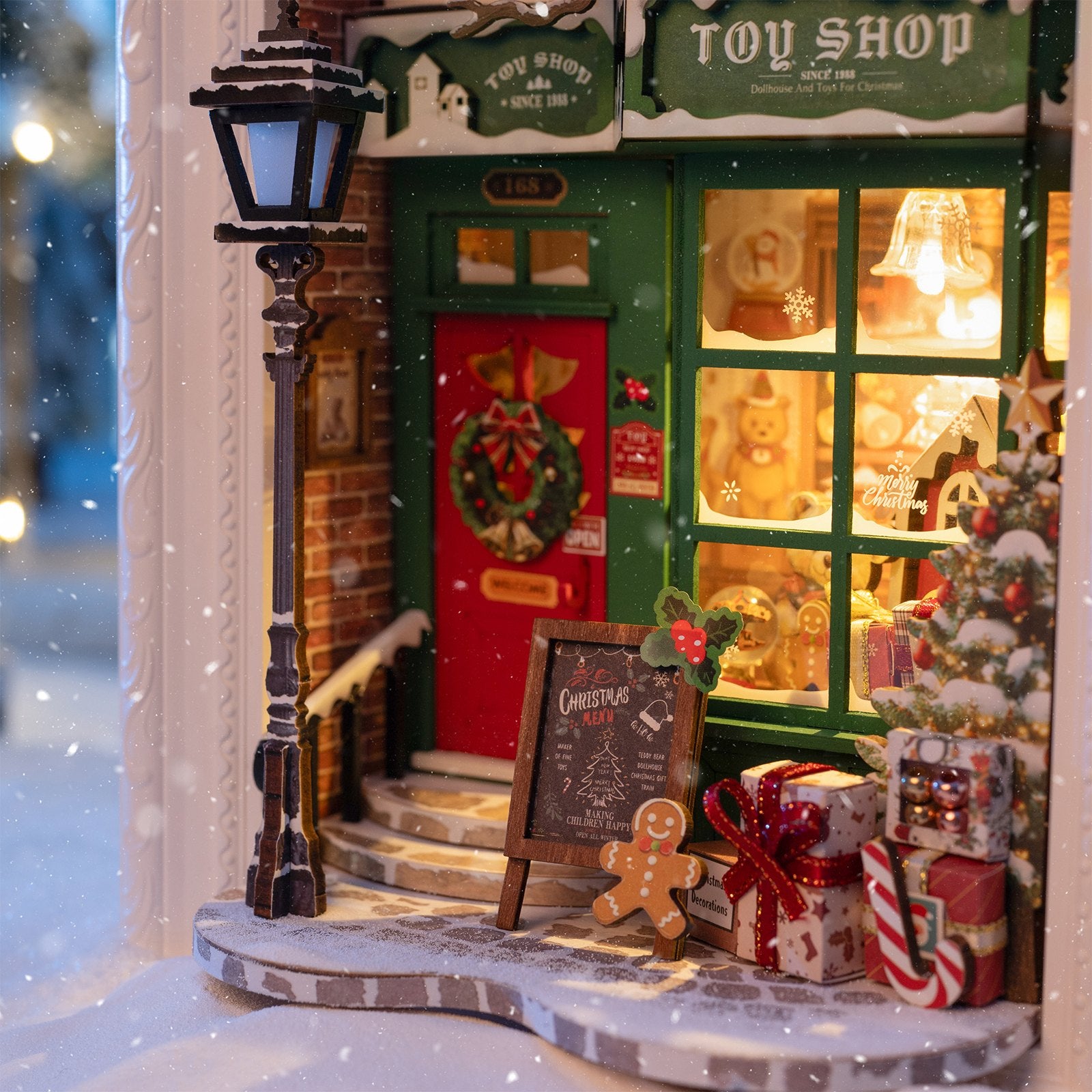 Robotime Santa's Toy Shop | Diorama DIY Weihnachtsdeko | CraftCentral CraftCentral Deutschland Robotime Santa's Toy Shop | Diorama DIY Weihnachtsdeko | CraftCentral CraftCentral Deutschland