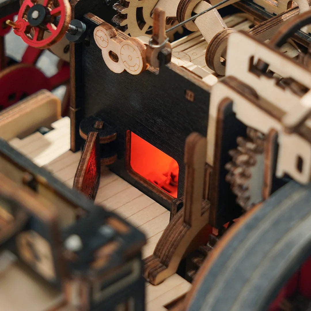 Innenraum der Kabine der Robotime Steam Engine