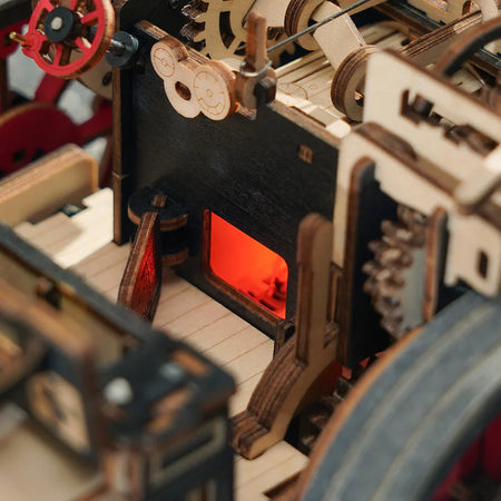 Innenraum der Kabine der Robotime Steam Engine