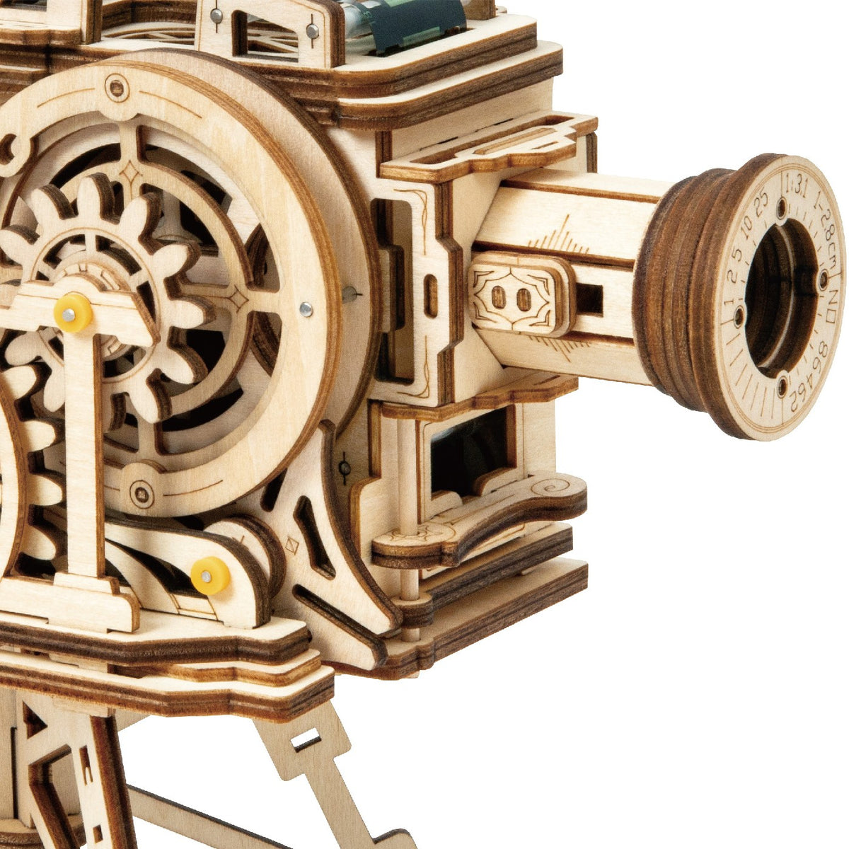 Details zum Objektiv und Gehäuse des Robotime Vitascope